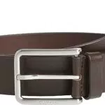 Calvin Klein Calor: 35 mm Cinturón, Dark Brown, 135 para Hombre