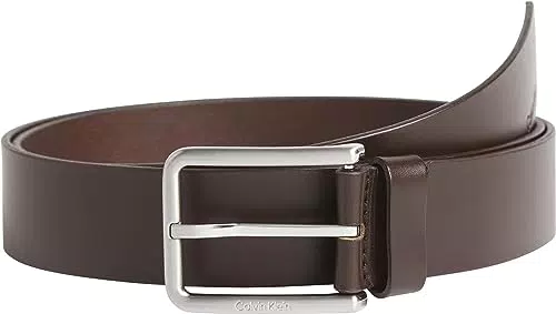 Calvin Klein Calor: 35 mm Cinturón, Dark Brown, 135 para Hombre