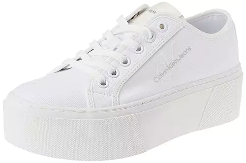 Calvin Klein Cupsole Flatform NY Pearl Wn, Tenis Mujer
