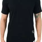 Calvin Klein Jeans Hombre Camiseta Manga Corta Badge Turn Up Sleeve Cuello Redondo