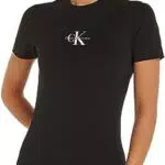 Calvin Klein Jeans Monologo Slim Fit tee S-S, CK Black