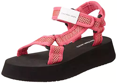 Calvin Klein Jeans Mujer Sandalias Prefresato Sandal Webbing Mesh Verano
