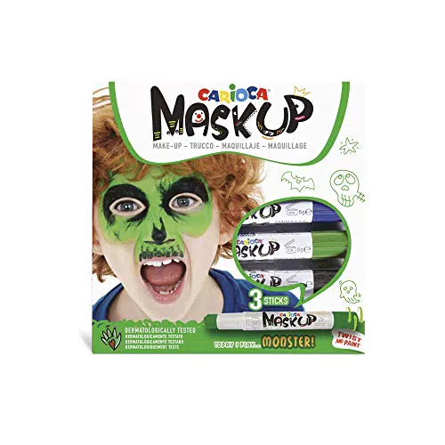 CARIOCA Mask Up Monsters, Kit de Pintura Facial para Niños y Niñas