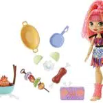 Cave Club Wild About BBQs Conjunto de Barbacoa con muñeca