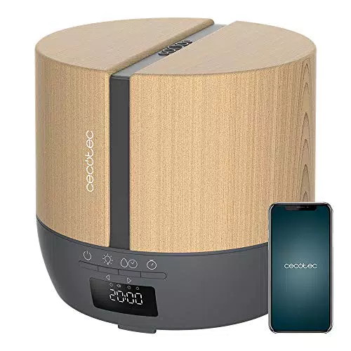 Cecotec Difusor de Aromas PureAroma 550 Connected Grey Woody. Capacidad 500ml