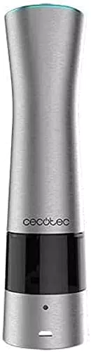 Cecotec Molinillo de Especias Eléctrico InstantMill Press. Cuerpo de Acero Inox