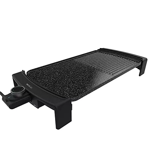 Cecotec Plancha de Asar Eléctrica Tasty&Grill 3000 RockWater MixGrill. 2600 W