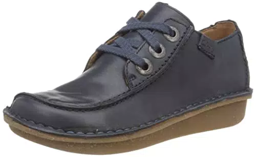 Clarks Funny Dream, Zapatos Mujer, Navy Leather
