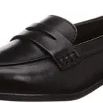 Clarks Hamble Loafer, Mocasines Mujer, Black Leather Black Leather