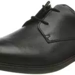 Clarks Scala Loop Y, Zapatos de Cordones Derby, Black Leather