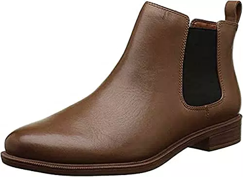 Clarks Taylor Shine, Botas Chelsea Mujer, Brown Tan 1