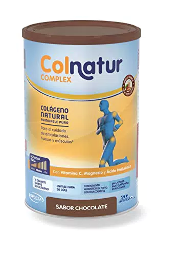 Colnatur Complex Chocolate - Colágeno con Magnesio y Vitamina C para Músculos y Articulaciones
