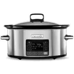 Crockpot olla de cocción lenta digital con tecnología TimeSelect| Pantalla digital y planificador de comidas programable|5