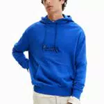 Desigual Sweat_Pol 5036 Blue Klein, Azul, M para Hombre