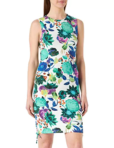Desigual Vest_Dijon Vestido Casual, Azul, L para Mujer