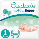 Dodot Pañales Bebé Cuidado Total Talla 1, 100 Pañales