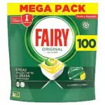 Fairy Original All in One, Pastillas con olor a Limón Lavavajillas