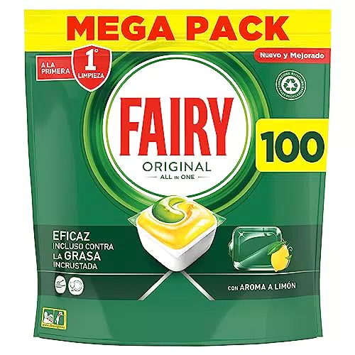 Fairy Original All in One, Pastillas con olor a Limón Lavavajillas