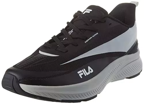 Fila Beryllium, Zapatillas para Correr Hombre, Negro Gris Violeta