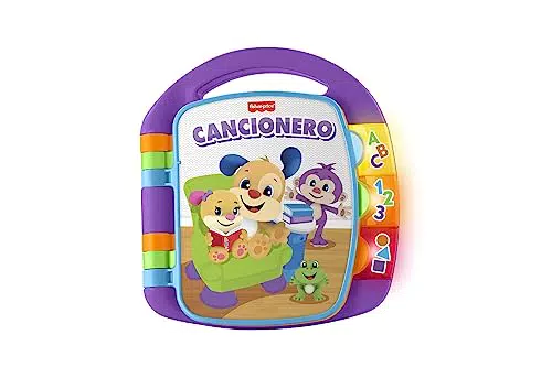 Fisher-Price Libro interactivo de aprendizaje, juguete bebé +6 meses
