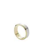 Fossil Anillo Para Hombre De Vestir, Ancho: 7, 3 mm Anillo De Acero Inoxidable Plateado