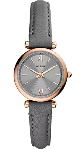 Fossil Reloj para mujer Carlie Mini, movimiento de cuarzo
