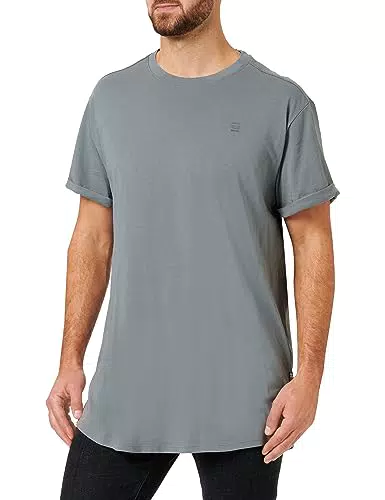 G-STAR RAW Camiseta Lash Para Hombre, Gris, M