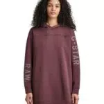 G-Star RAW Multi Graphic Loose Hoodie Sweat Kleid, Vestido para Mujer