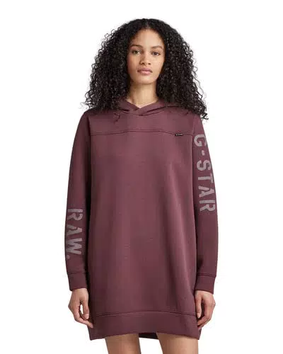 G-Star RAW Multi Graphic Loose Hoodie Sweat Kleid, Vestido para Mujer