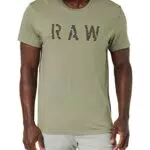 G-Star Raw Raw T-Shirt para Hombre, Verde, M