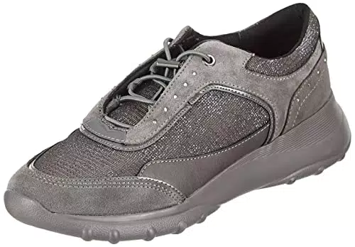 Geox D Alleniee B Sneakers Mujer Gris Dk Grey