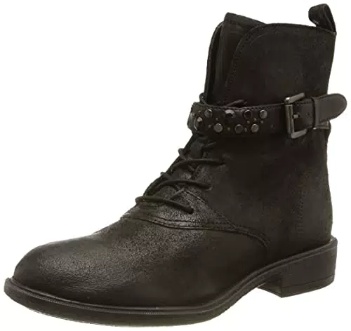 Geox D Catria E, Botines para Mujer, Negro