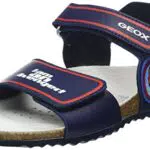 Geox J Ghita Boy, Sandalia, Azul Marino