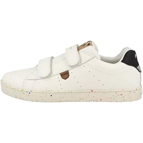 Geox J Kathe Girl, Zapatillas Niñas, Blanco