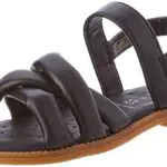 Geox J Sandal Karly Girl, Sandalia, Negro