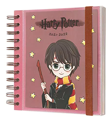 Grupo Erik - Agenda Harry Potter Roja 2021 2022 - Agenda Escolar 2021-2022 / Agenda 2022 día por página - Agenda 11 meses desde Agosto de 2021 a Junio de 2022 │ Producto con licencia oficial