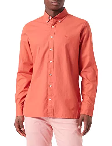 Hackett London Prenda Teñida Oxford, Camisa para Hombre