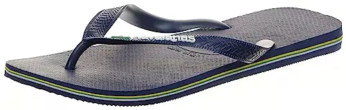 Havaianas Brasil Logo, Chanclas para Unisex niños, Azul