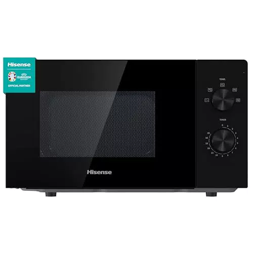 Hisense H20MOBP1, Microondas, Capacidad de 20 L, 700 W de Potencia