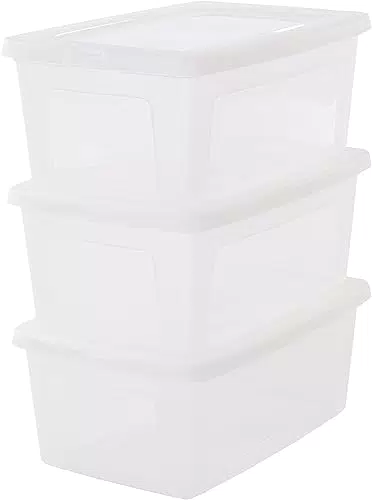 Iris Ohyama, Juego de 3 cajas de almacenamiento, 11 L