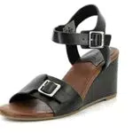 Kickers Kick Vodou, Sandalia con talón Mujer, Negro