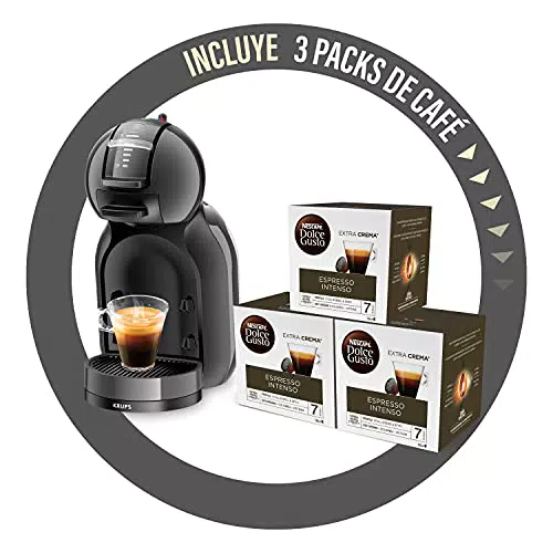 Krups Nescafé Dolce Gusto Mini Me Cafetera de cápsulas de 15 bares de presión y 0.8 L