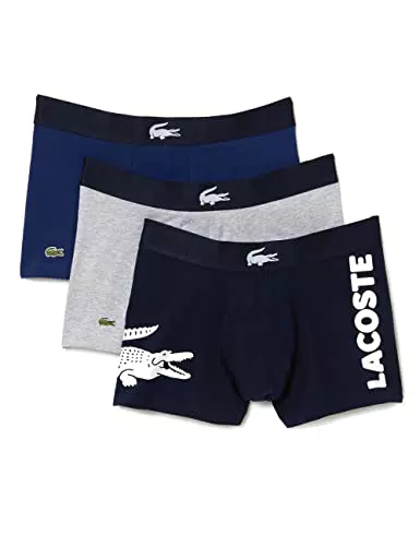 Lacoste 5H1803 Ropa Interior, Marine/Blanc-Argent Chine