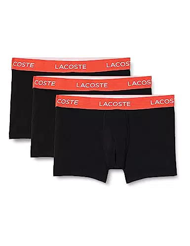 Lacoste 5H8387 Baúl de Ropa Interior, Black/Watermelon
