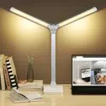 Lámpara LED Escritorio, Mefine Flexo con Cabeza Doble