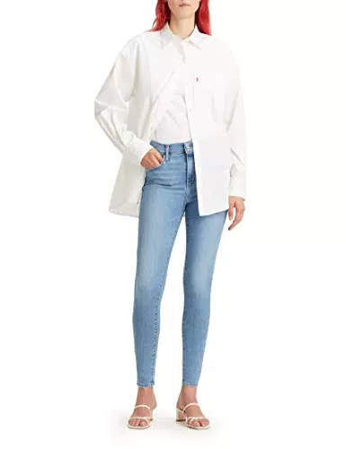 Levi's 720 High Rise Super Skinny Pantalones, Azul, para Mujer