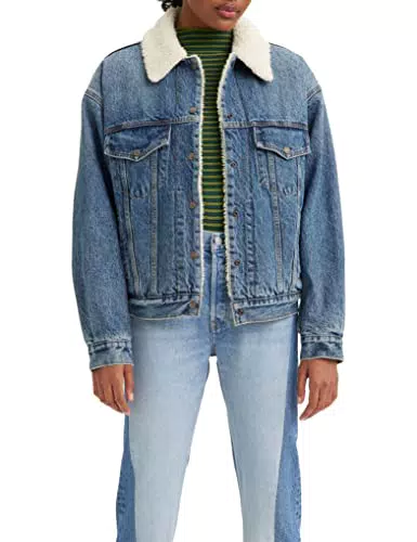 Levi's 90s Sherpa Trucker Chaqueta Mujer, After School Sitcom