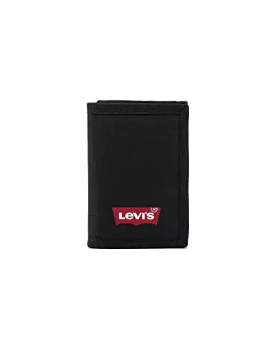 Levi's Batwing Trifold Wallet, Accesorio de Viaje Cartera de Triple Pliegue para Hombre
