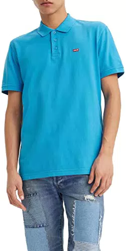 Levi's Housemark Polo Camiseta Hombre, Swedish Blue