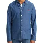 Levi's Long-Sleeve Battery Housemark Slim Camisa Hombre